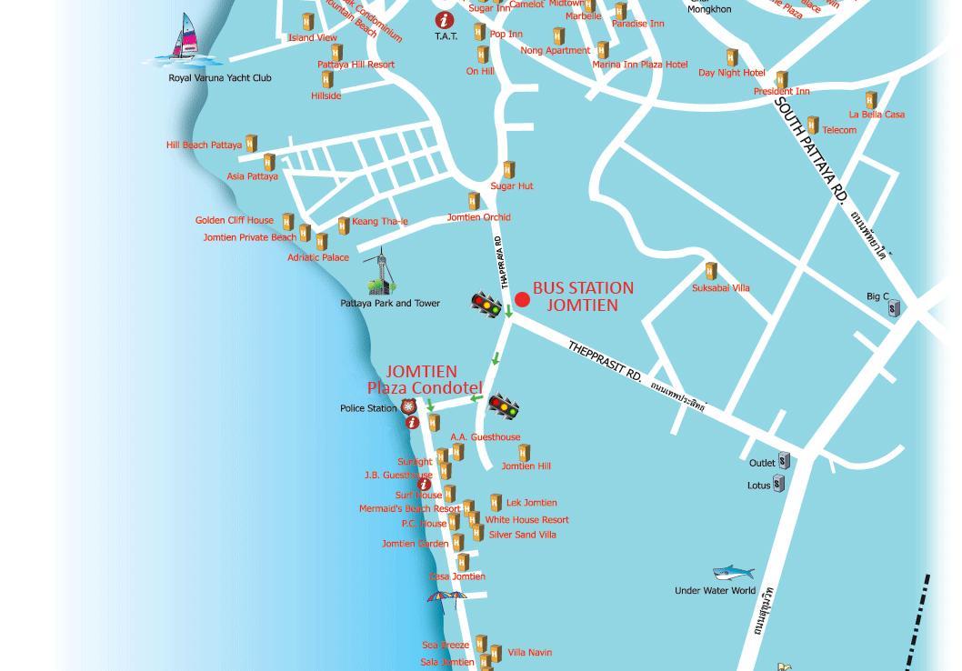 Jomtien Plaza Suite Apartments ภายนอก รูปภาพ